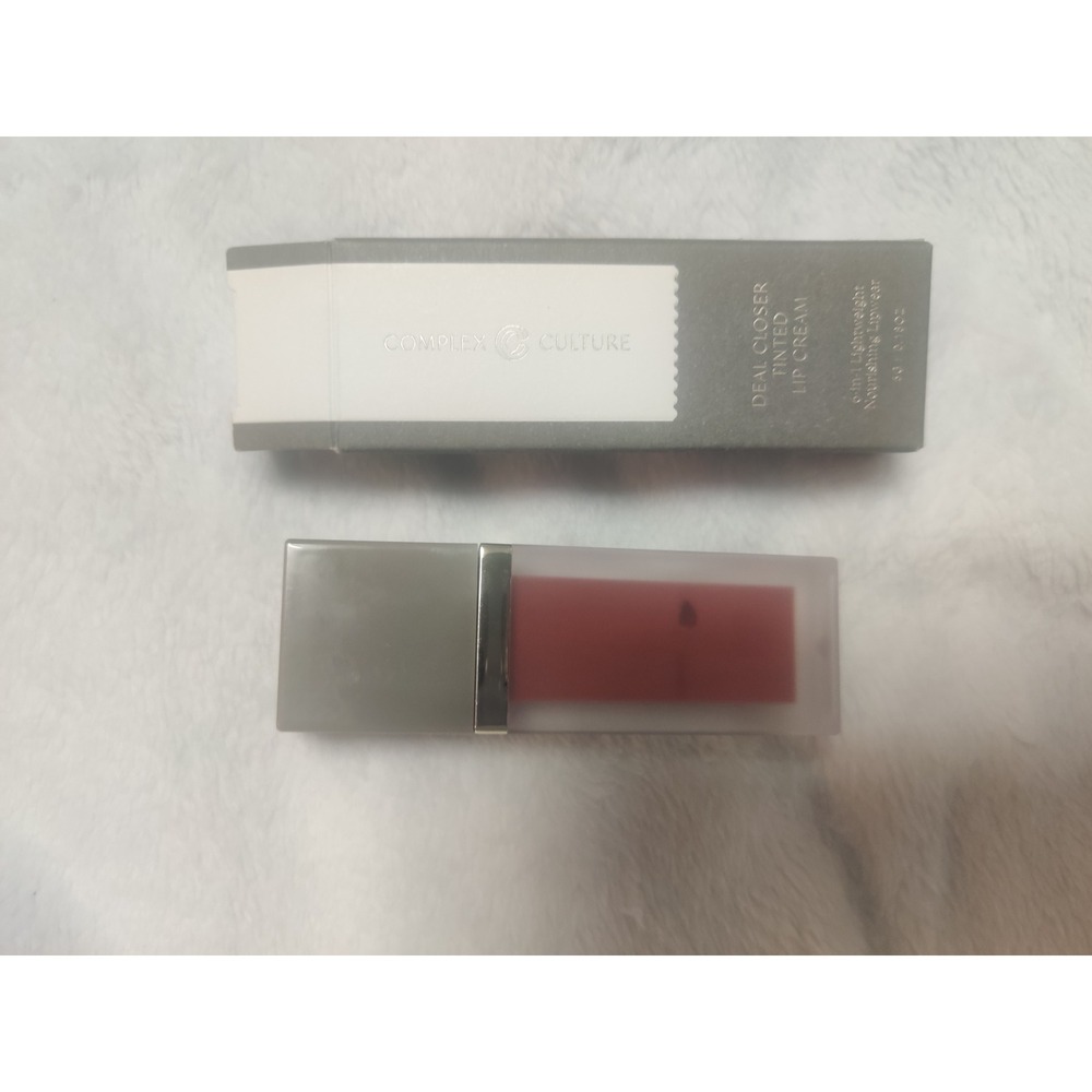 Complex Culture Deal Closer Tinted Lip Cream Mauve Nude Vegan 5g 0.18oz New